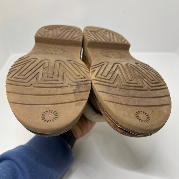 UGG Shearling Slip-On Loafers Brown Women’s 8 - Picture 4 of 11